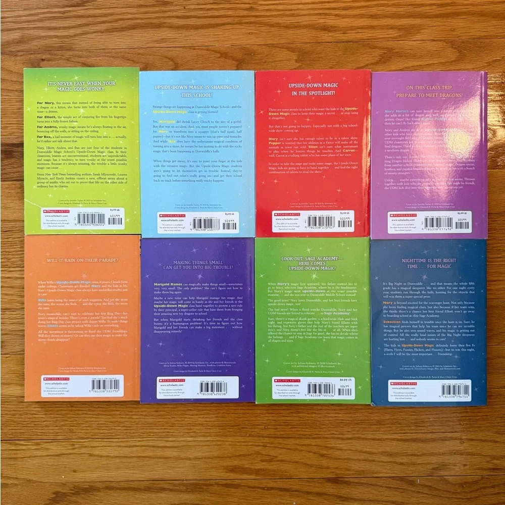 Scholastic Upside-Down Magic 8 Book Set - Picture 2 of 2